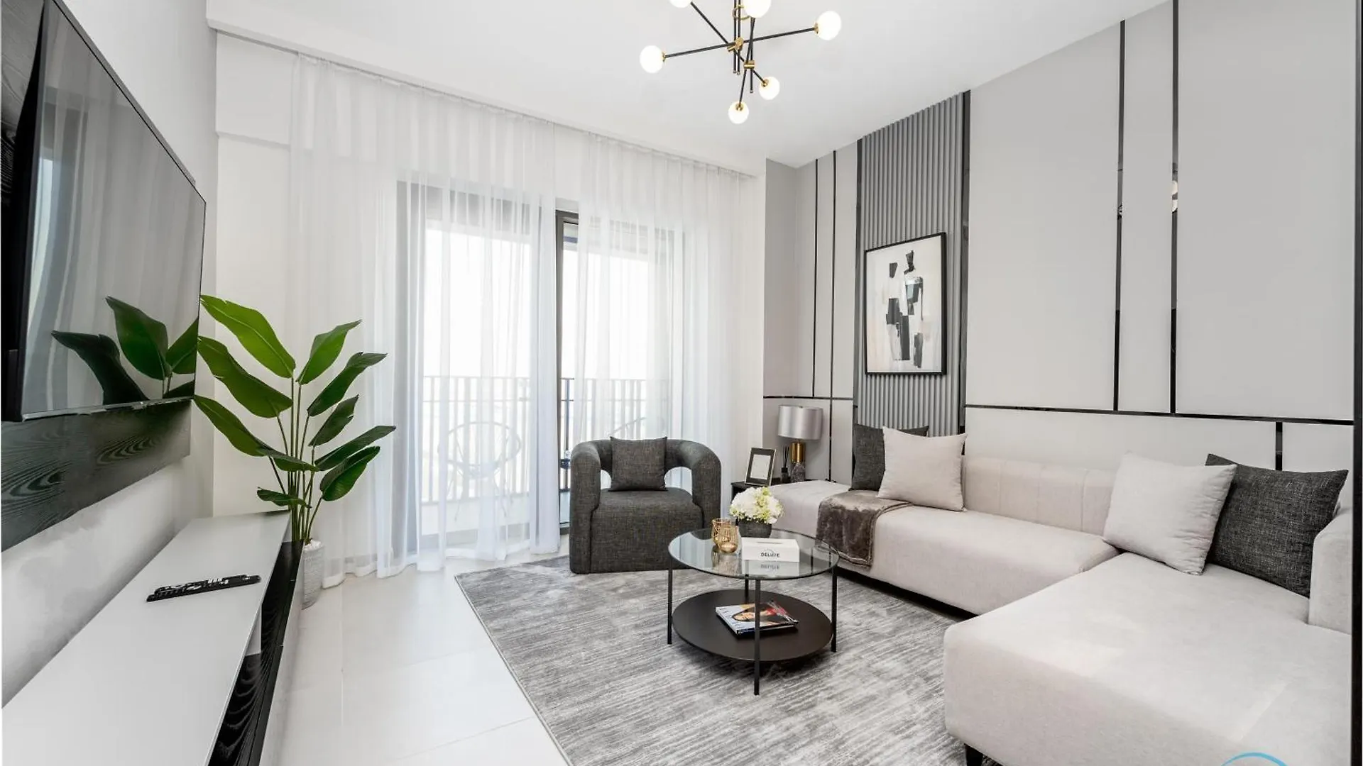 Lavish 1Br Apartment At Summer At Creek Beach, Dubai Creek Harbor By Deluxe Holiday Homes 0*,  Egyesült Arab Emírségek