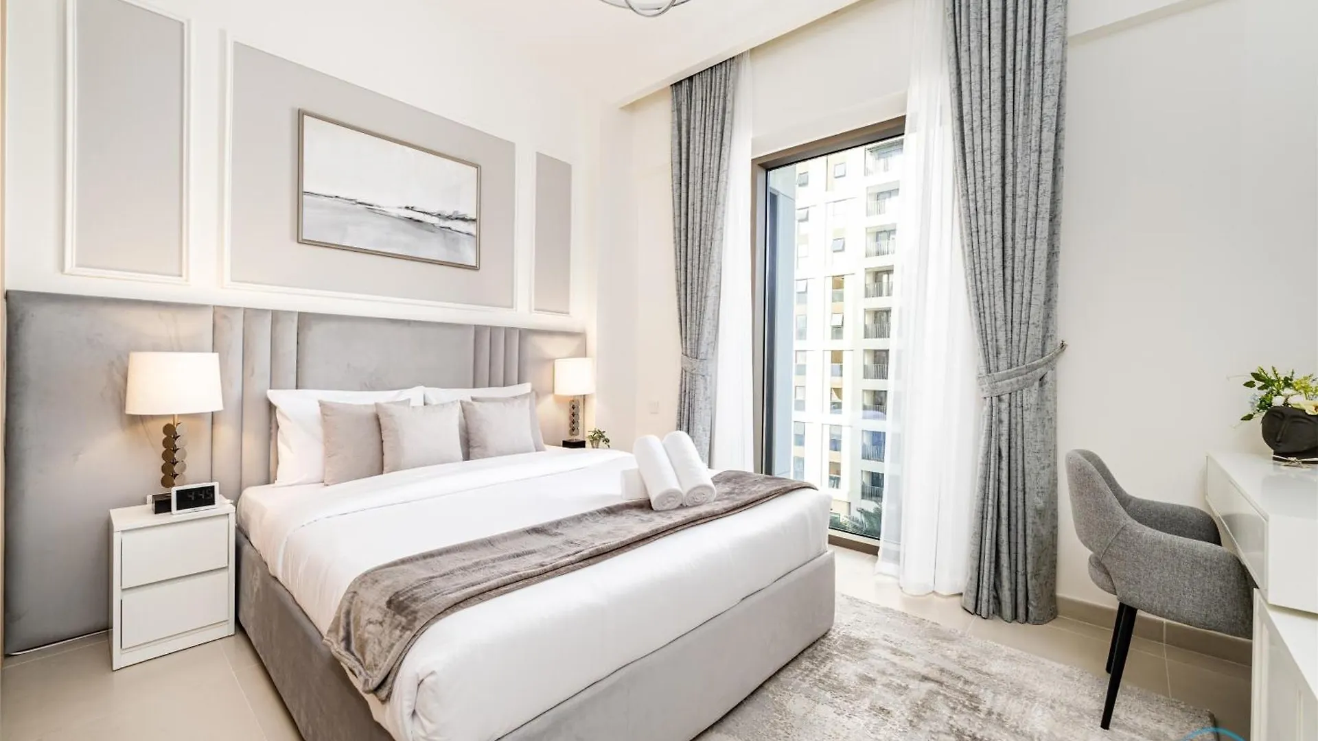 Lavish 1Br Apartment At Summer At Creek Beach, Dubai Creek Harbor By Deluxe Holiday Homes Egyesült Arab Emírségek
